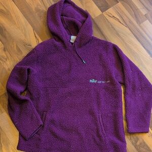 🥞 Nike Deep Purple Sherpa Hoodie